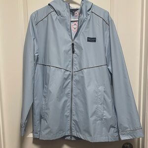 SIMPLY SOUTHERN Sky Blue Rain Jacket